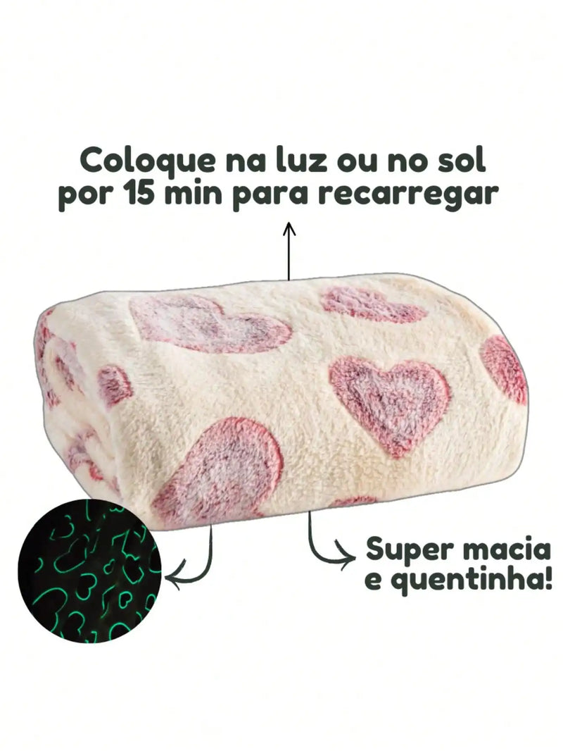 Manta Cobertor Mágico Que Brilha no Escuro (Tamanho 2m x 1,8m)