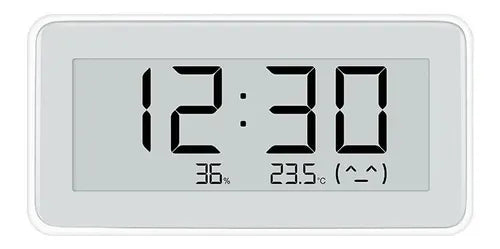 Relógio Digital Xiaomi Multifuncional Temperatura E Umidade